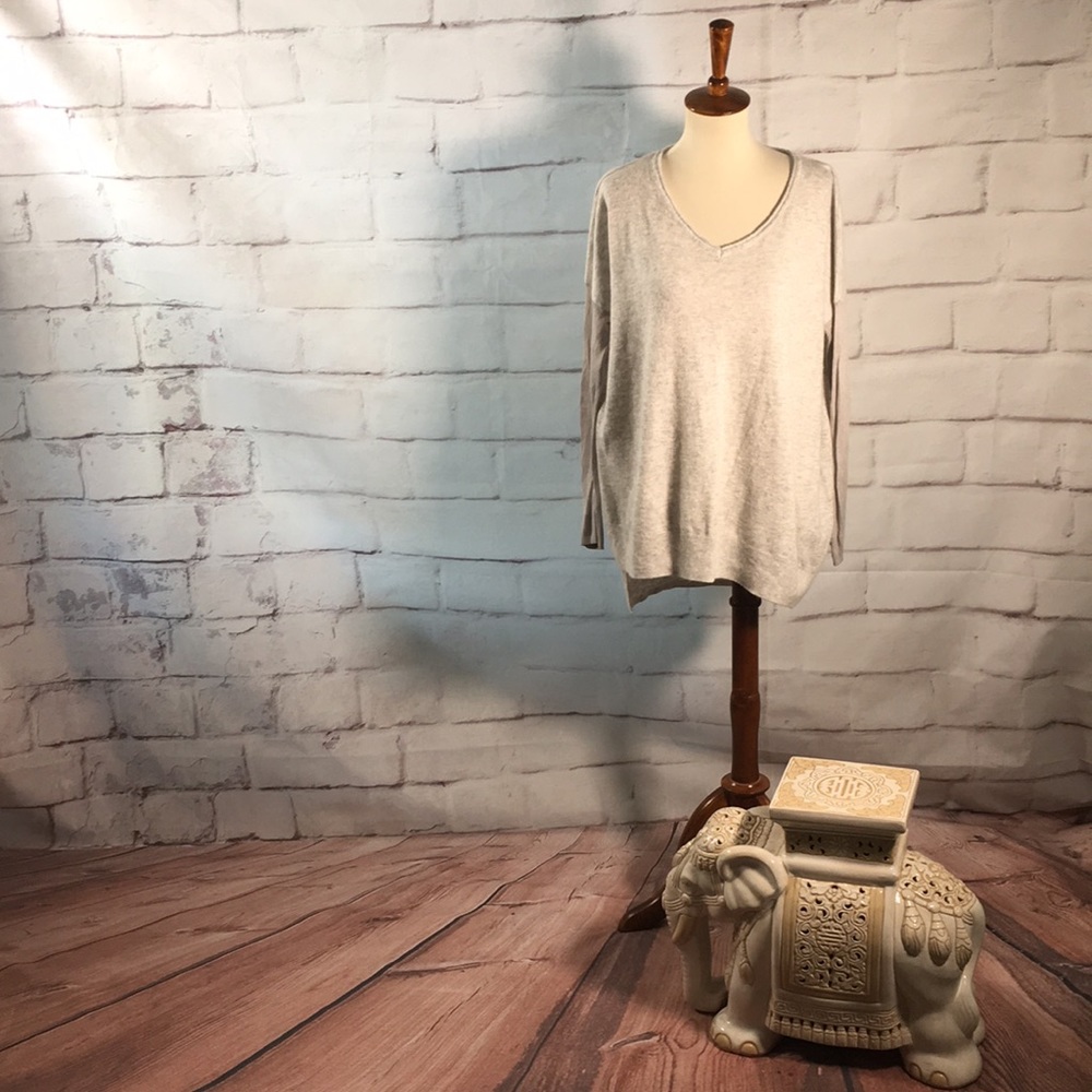 TOPSHOP V Neck Sweater Tunic